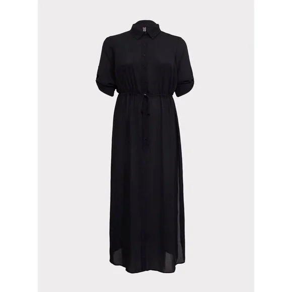 TORRID 3 Long Shirt Dress Coverup - Picture 4 of 6